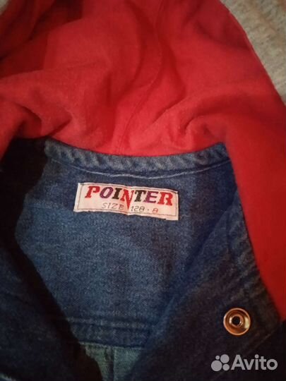 Рубашка джинсовая на 6-8лет