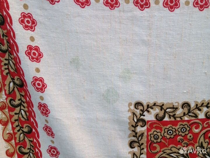 Скатерть лен СССР