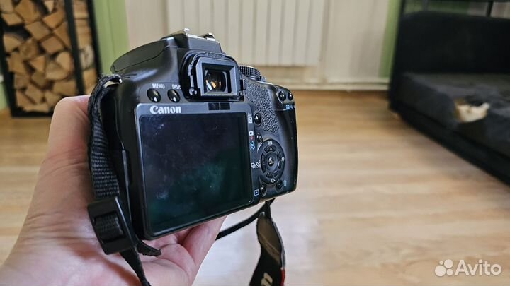 Canon 500d + объектив canon 55-250 + комплект весь