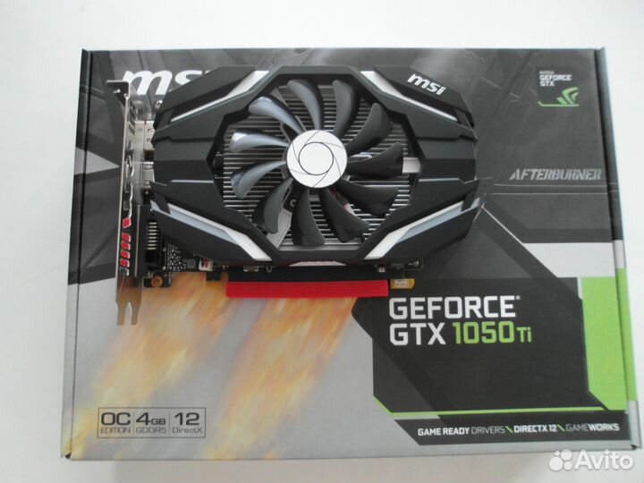 MSI GeForce GTX 1050 Ti 4G OC