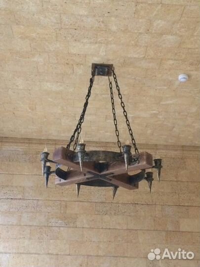 Люстра кованая