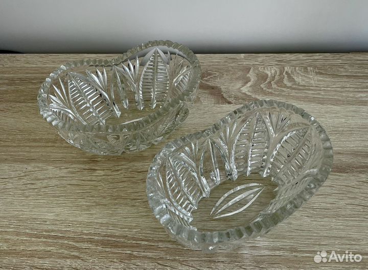Хрусталь СССР вазочки конфетницы