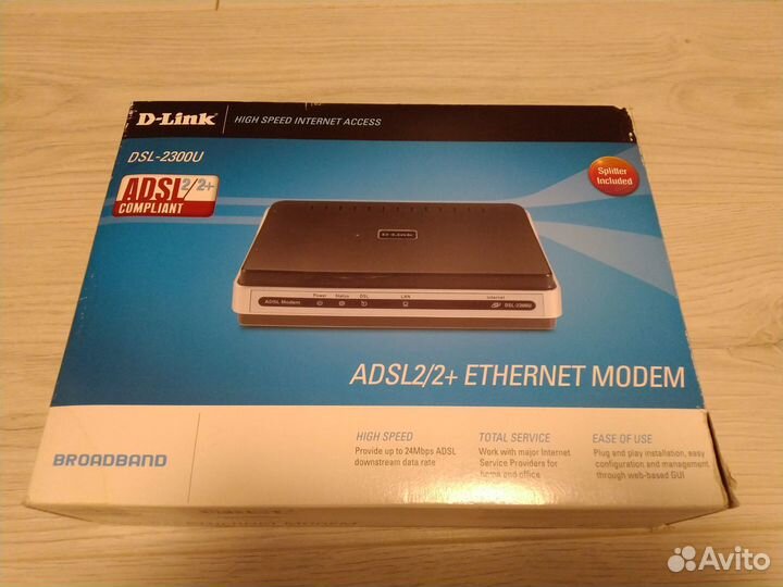 Adsl модем D-Link DSL-2300U