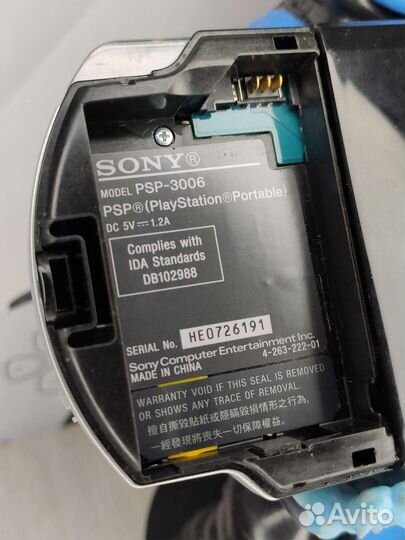 Sony psp 3006 без акб