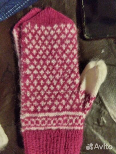 Варежки ручной работы