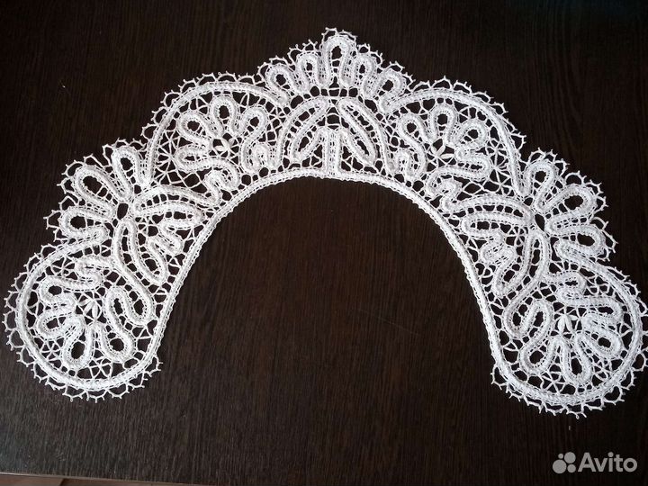 Воротник вологодские кружева