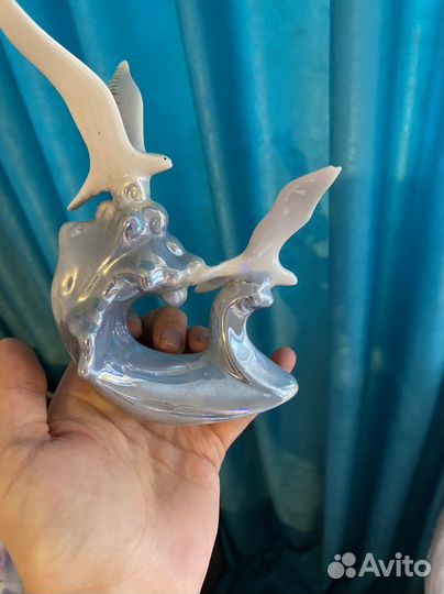 Статуэтка Чайка фарфор СССР