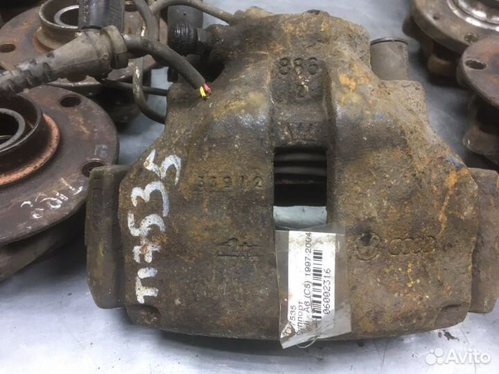 Суппорт тормозной передний левый A6 C5 1997-2004