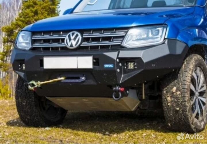 Бампер Rival силовой для Volkswagen Amarok