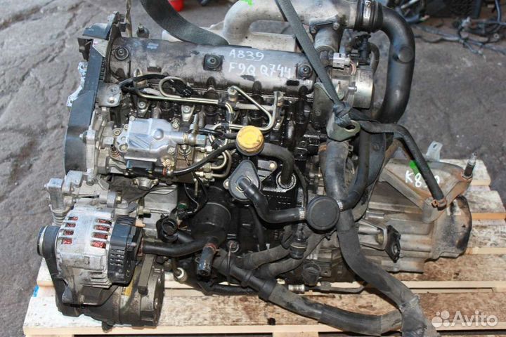 Двигатель F9Q744 renault megane 2002