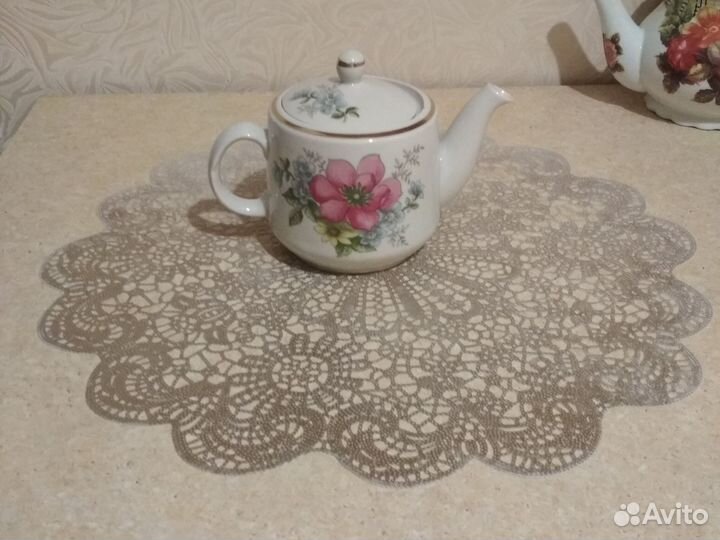 Чайник заварочный фарфоровый