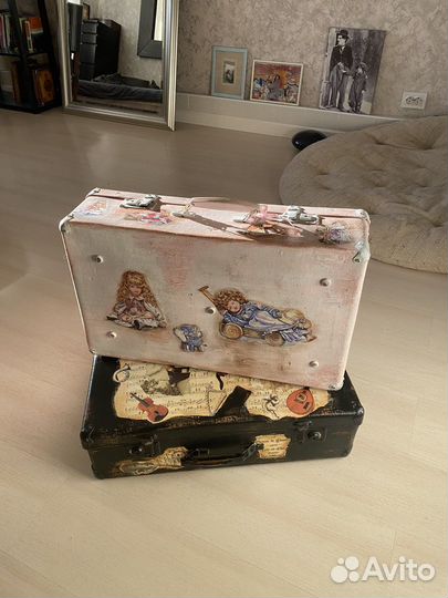 Ретро-чемоданы в стиле винтаж