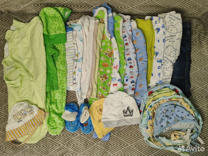 Пакет вещей для мальчика от 0 до 12 месяцев