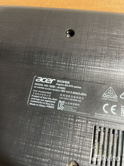 Acer aspire e5-576 I5 8350u + MX150+SSD+HDD