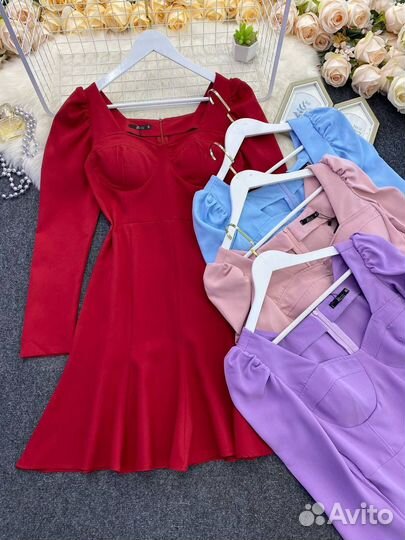 Роскошное платье с чашечками