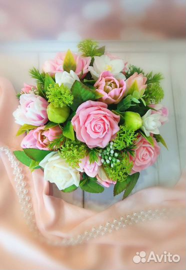 Подарок Букет цветов из мыла