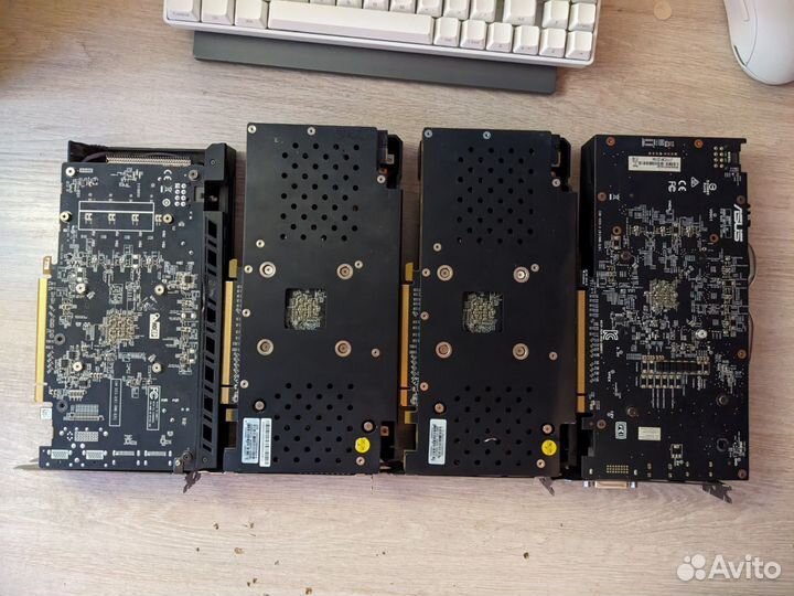 Видеокарты Radeon RX 580 570 470 неисправные
