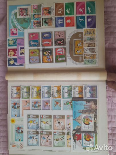 Марки спорт альбом 4