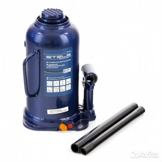 Домкрат гидравлический бутылочный Stels 51169, 20