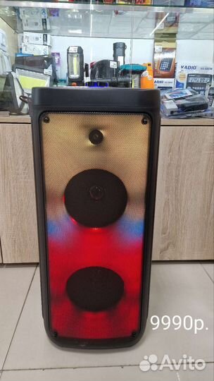 Портативная напольная блютуз колонка