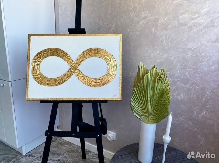 Картина обьемная с поталью ручная работа