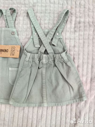 Сарафан джинсовый 74 новый Gloria jeans