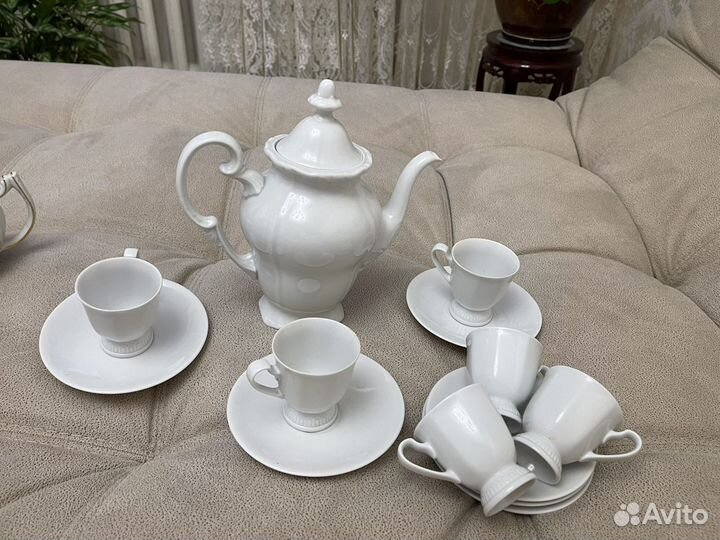 Сервиз старинный фарфор