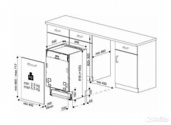 Встраиваемая посудомоечная машина Indesit DIS 1C69