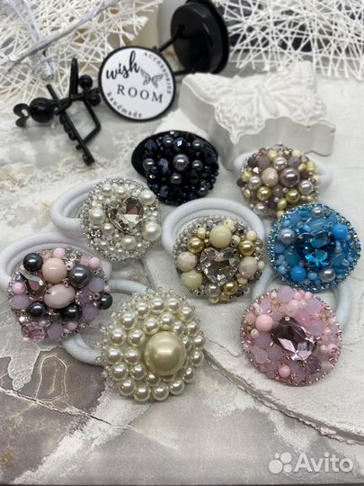 Резинки для волос ручной работы