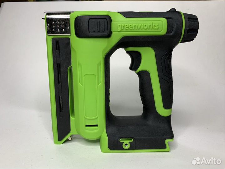 Степлер Greenworks G24CS10, 24v, без акб и зу