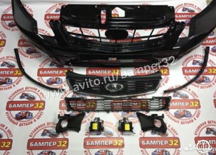 Бампер Приора SE цвет Черная Пантера передний