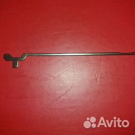 Крючок для тунисского вязания двухсторонний SH3 металл d 2.0-4.5 мм 14.5 см