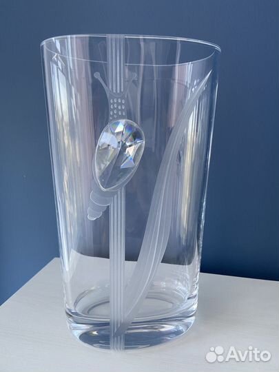 Ваза для цветов хрустальная