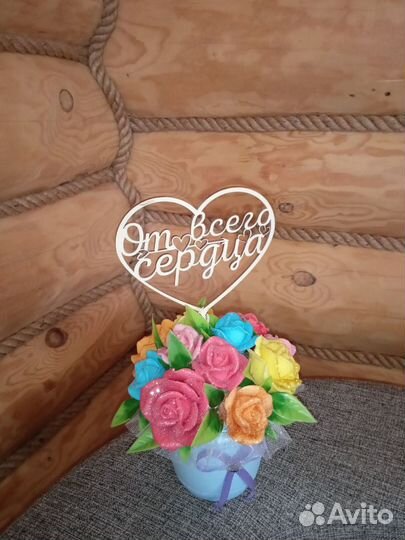 Букеты из мыла ручной работы