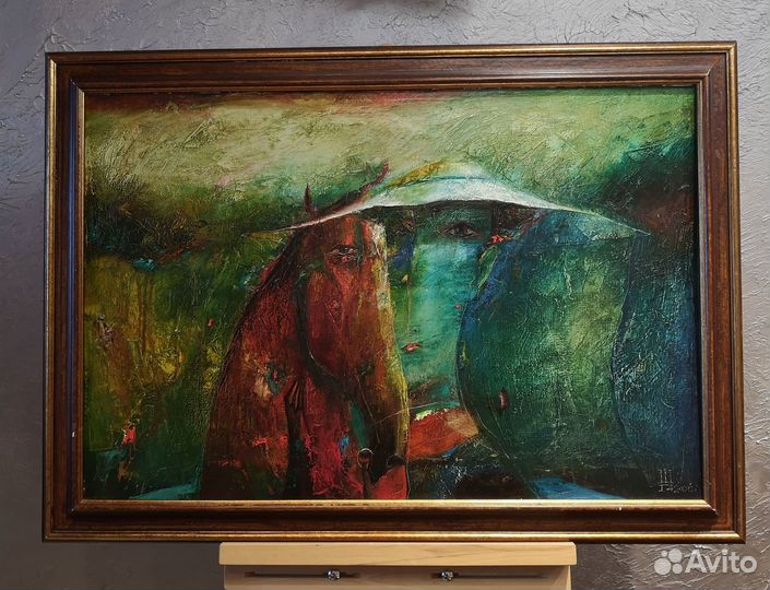 Картина «Жокей». Холст/масло. 2006 г. 60х90