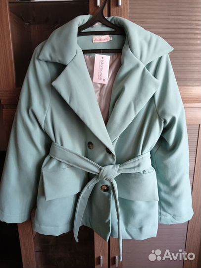 Куртка пиджак цвет мята