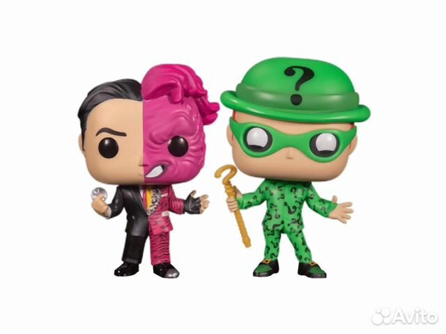Funko POP TwoFace Riddler (GW) (Exc) 2PK 62479