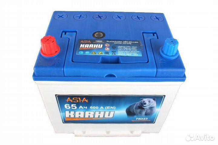 Аккумулятор 65 Karhu Asia 600А