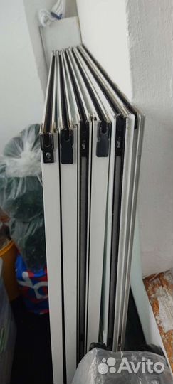 Алюминиевые окна на балкон 6 шт бу