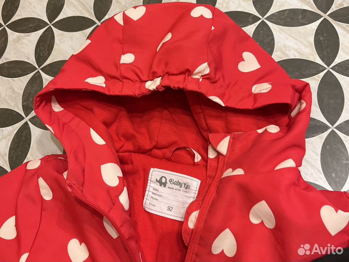 Куртка демисезонная для девочки 92 zara