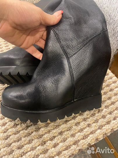 Сапоги женские зимние натуральная кожа 39