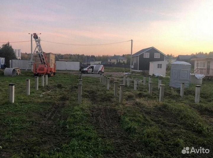 Сваи железобетонные (забивные)