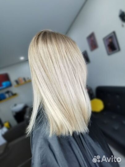 Окрашивание волос, стрижки