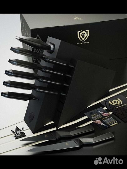 Набор кухонных ножей Dalstrong Shadow Black Series