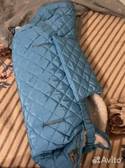 Конверт натуральная овчина в прогулочную коляску