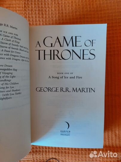 Книга на английском A Game of Thrones