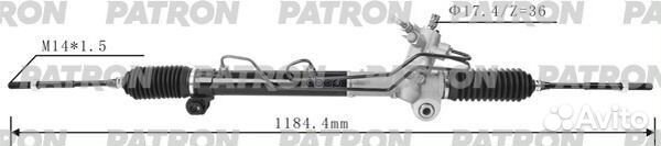 Рейка рулевая nissan X-trail 01-07 PSG3047 patron