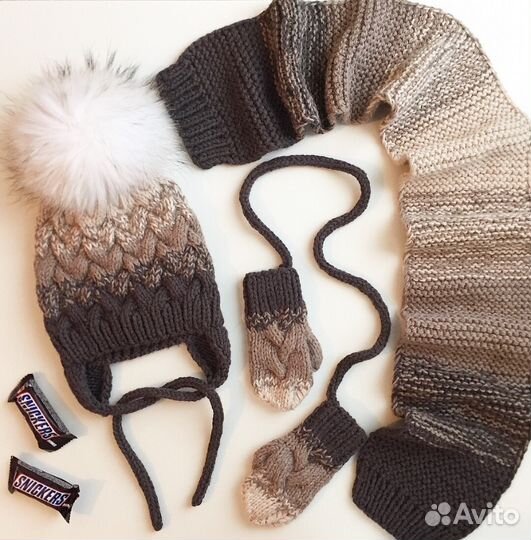 Детские шапки и комплекты в наличии и на заказ