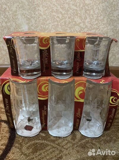 Рюмки и стаканы новые