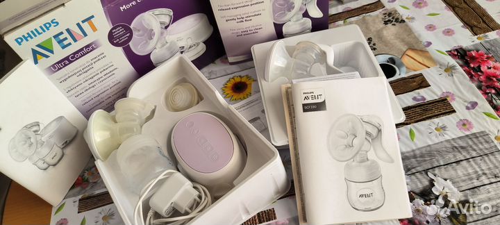 Молокоотсос avent электрический